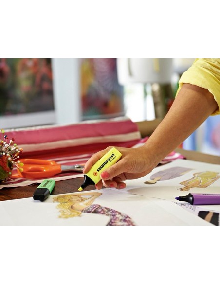 ROTULADOR STABILO BOSS FLUORESCENTE 70 AM.  4 UD.