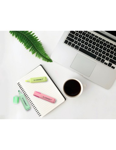 ROTULADOR Q-CON.FLUORESCENTE PASTEL BISELADA  8 SURT.