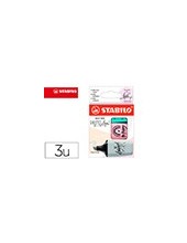 ROTULADOR STABILO BOSS MINI PASTEL LOVE  3 UD. MENTA/ROSA/TURQ. 2