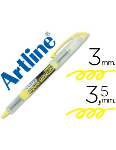 ROTULADOR ARTLINE FLUOR EK-640 AMARILLO PUNTA BISELADA