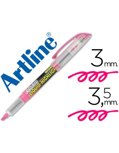 ROTULADOR ARTLINE FLUOR EK-640 ROSA PUNTA BISELADA