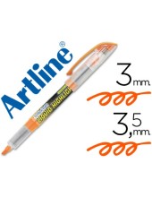 ROTULADOR ARTLINE FLUOR EK-640 NARANJA PUNTA BISELADA