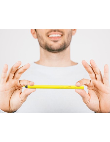 LAPICES DE COLORES LIDERPAPEL JUMBO NEON AMARILLO