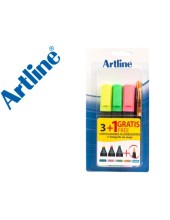 ROTULADOR ARTLINE FLUORESCENTE EK-660 3 UDS+1 BOLI 7000 S/C