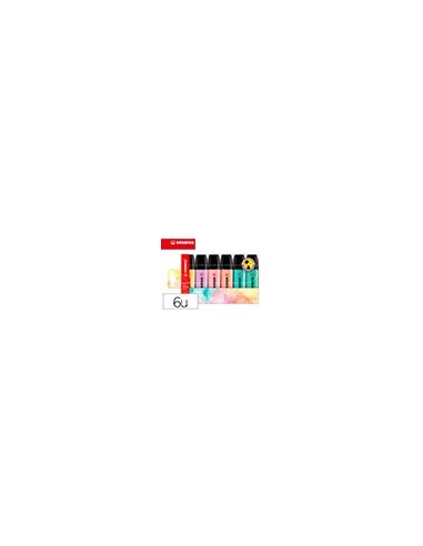 ROTULADOR STABILO BOSS PASTEL FLUORESCENTE 70  ESTUCHE 6 UNID. STDOS