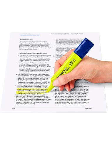 ROTULADOR STAEDTLER TEXTSURFER CLASSIC 364-1 FLUOR.  AMARILLO**752315