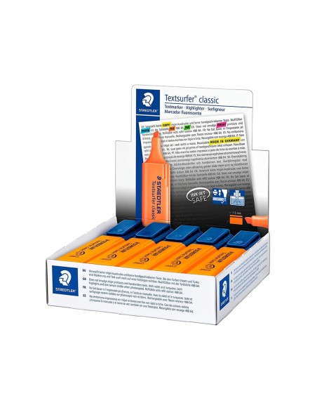 ROTULADOR STAEDTLER TEXTSURFER CLASSIC 364-4 FLUOR.  NARANJA**752366