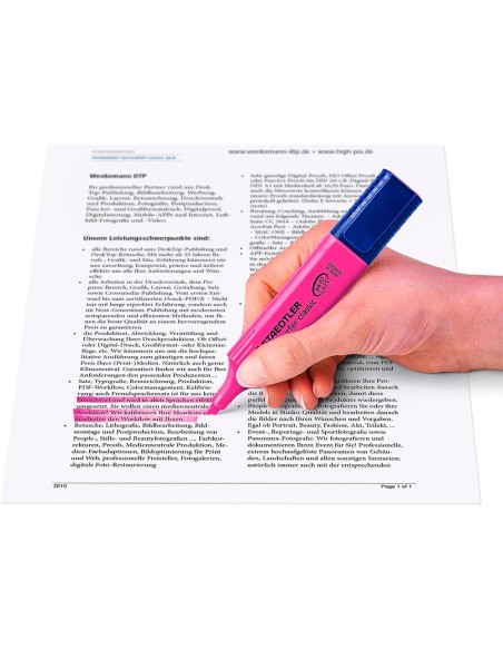 ROTULADOR STAEDTLER TEXTSURFER CLASSIC 364 FLUORESCENTE ROSA