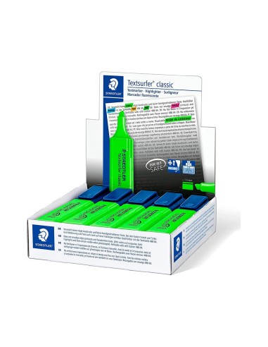 ROTULADOR STAEDTLER TEXTSURFER CLASSIC 364-5 FLUOR. VERDE**752374