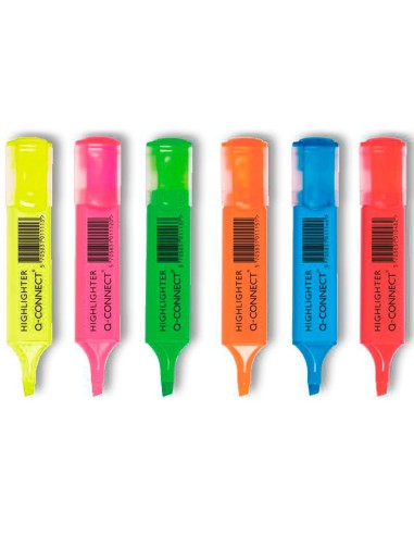 ROTULADOR Q-CON FLUORESCENTE PUNTA BISELADA ESTUCHE 6 COLORES KF01909 ROTULADOR Q-CON FLUORESCENTE PUNTA BISELADA ESTUCHE 6 COLORES KF01909