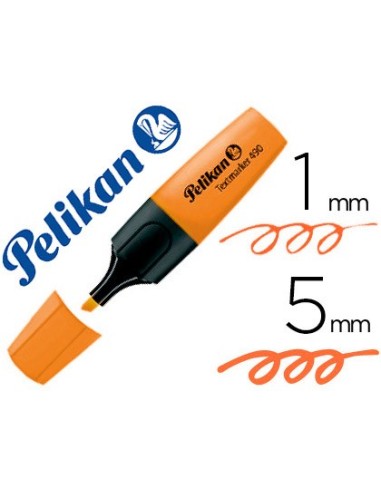 ROTULADOR PELIKAN FLUORESCENTE TEXTMARKER 490 NARANJA