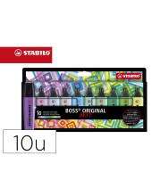 ROTULADOR STABILO BOSS FLUOR.70 ARTY LINE FRIOS  CARTON 10 UD.COL.