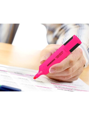 ROTULADOR GREENING FLUOR.BISELADA ROSA