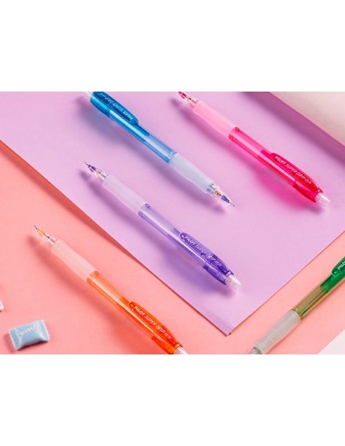 PORTAMINAS PILOT H-185 CUERPO NEON 0,5MM+1 TUBO 12 MINAS BLISTER