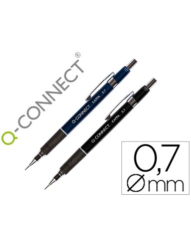 PORTAMINAS Q-CON.KAPPA SUJ. CAUCHO 0.7MM NUEVO DISEÑO SIN RETRACTIL