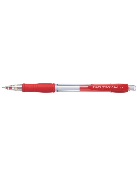 PORTAMINAS PILOT SUPER GRIP ROJO 0,5 MM SUJECION CAUCHO