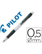 PORTAMINAS PILOT SUPER GRIP NEGRO 0,5 MM SUJECION CAUCHO