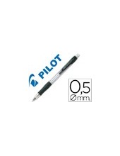 PORTAMINAS PILOT SUPER GRIP NEGRO 0,5 MM SUJECION CAUCHO 2
