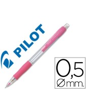 PORTAMINAS PILOT SUPER GRIP ROSA 0,5 MM SUJECION CAUCHO