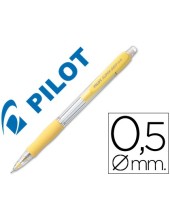 PORTAMINAS PILOT SUPER GRIP AMARILLO 0,5 MM SUJECION CAUCHO