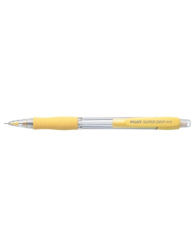PORTAMINAS PILOT SUPER GRIP AMARILLO 0,5 MM SUJECION CAUCHO