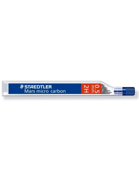 MINAS STAEDTLER MARS MICRO GRAFITO 0,5 MM 2H TUBO CON 12 UNIDADES
