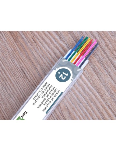 MINAS COL.SURT. 0.5MM ESTUCHE 12 MINAS