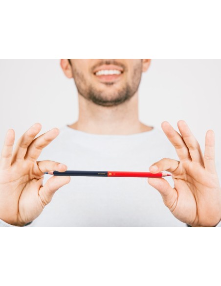 LAPICES BICOLOR LIDERPAPEL ROJO-AZUL