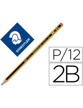 LAPICES GRAFITO STAEDTLER NORIS N.0 2B