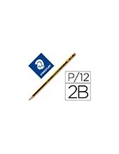 LAPICES GRAFITO STAEDTLER NORIS N.0 2B 2