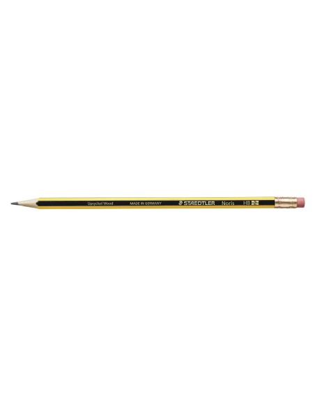 LAPICES GRAFITO STAEDTLER NORIS N.2 HB C/GOMA