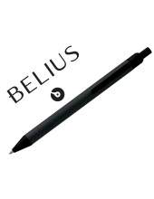 BOLIGRAFO BELIUS POTSDAM NG.CUERPO FIBRA CARBON TINTA GEL AZ.