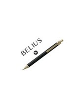 BOLIGRAFO BELIUS POTSDAM NG.DORADO CUERPO FIBRA CARBON TINTA GEL AZ. 2