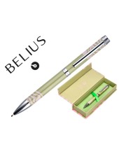 BOLIGRAFO BELIUS DREAMS AL.VE. MATCHA ROSA PLATEADO AZ. CAJA DISEÑO