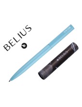 BOLIGRAFO BELIUS ROCKET B AL.COLOR MINIMALISTA AZ. CAJA CILINDRICA