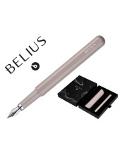 ROLLER FUNDA SIMILPIEL BELIUS SPACE B MINIMALISTA GRIS TINTA AZ.