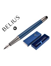 PLUMA BELIUS NEPTUNO AL.TEXTURA WAVY AZ.MAR. TINTA AZ. CAJA DISEÑO