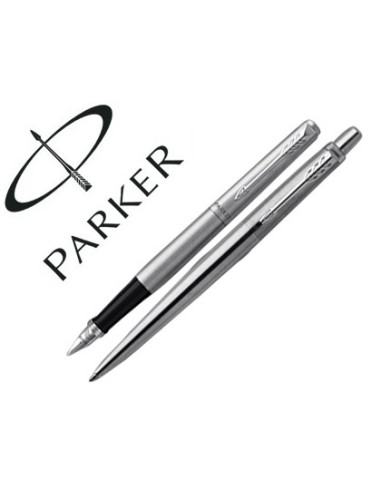 JUEGO PARKER DUO JOTTER ACERO CT BOLIGRAFO+PLUMA