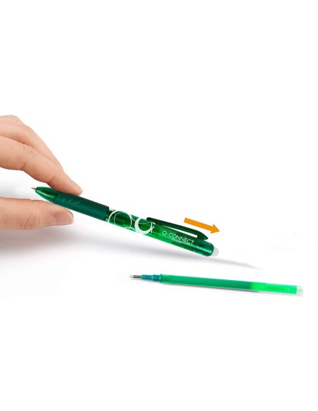RECAMBIO BOLIGRAFO Q-CON.RETRACTIL KF11060 BORRABLE VE. CAJA 3 UD.