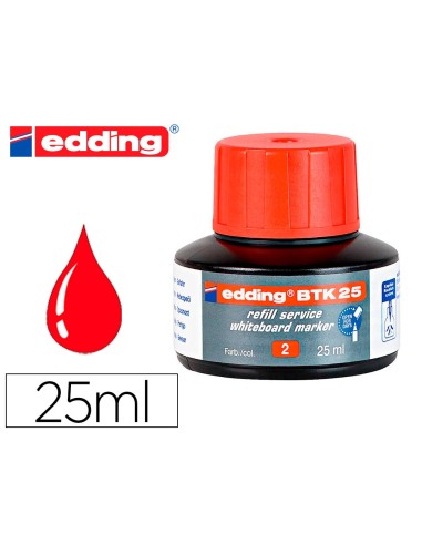 TINTA ROTULADOR EDDING PIZARRA BL.BTK-25 RJ. FRASCO 25 ML