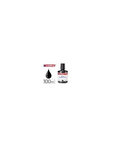 TINTA ROTULADOR EDDING T-100 NEGRO FRASCO 100 ML
