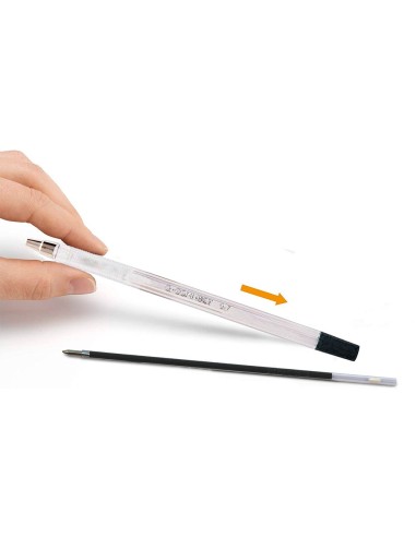 RECAMBIO BOLIGRAFO EXTENSIBLE Q-CONNECT KF00233 NEGRO