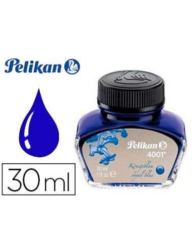 TINTA ESTILOGRAFICA PELIKAN 4001 AZ. REAL FRASCO 30 ML