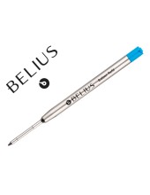 RECAMBIO BOLIGRAFO BELIUS AZ. 0,8MM CAJA 3 UD.