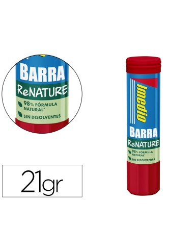 PEGAMENTO IMEDIO BARRA RENATURE SIN DISOLVENTES 21 GR