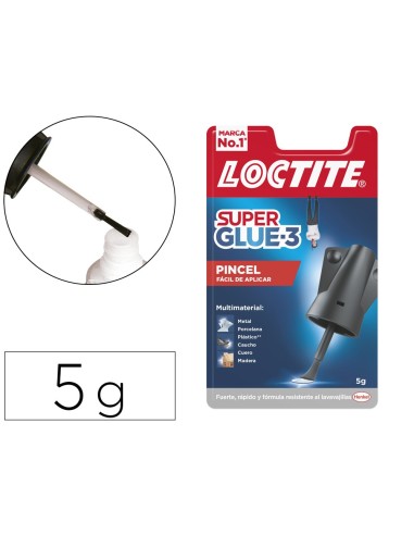 PEGAMENTO LOCTITE 5 GR APLICADOR PINCEL ADH.INSTANTANEO