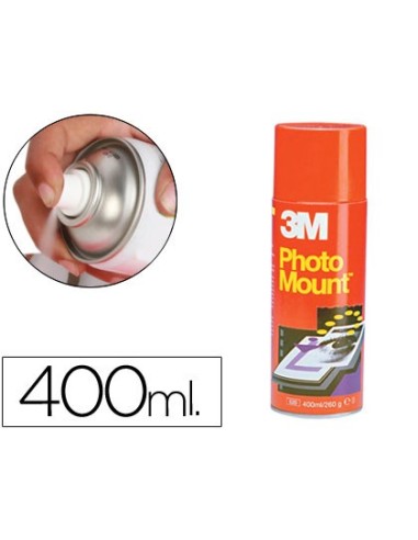 PEGAMENTO SCOTCH SPRAY PHOTO MOUNT 400 ML ADH.PERM.