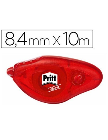 PEGAMENTO PRITT ROLLER COMPACT PERM  8.4 MM X 10 MT UD.