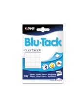 SUJETACOSA MASILLA BOSTIK BLU TACK BLANCO CUARTEADO