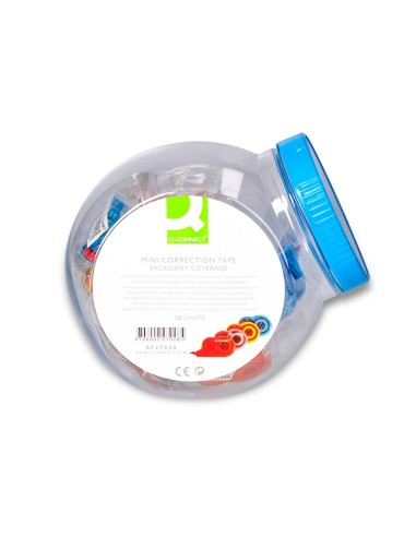 CORRECTOR Q-CON.CINTA MINIBLANCO 4,2MM.X 5 M. BOMBONERA 28 UDS.